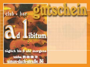 Gutschein ad libitum